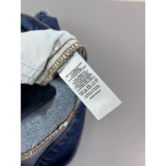 LOFT women's 29 waist 8 medium wash high‎ rise cutoff jean shorts 3" inseam - Picture 6 of 7